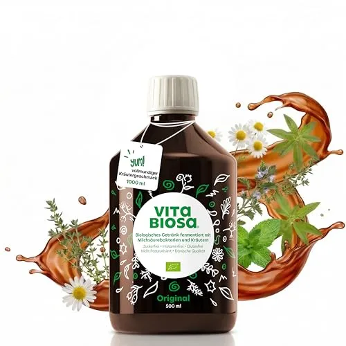 Vita Biosa Original 500 ml - Fermentgetränk mit Kräutern - Entdecken Sie Vita Biosa Original, ein erfrischendes Fermentgetränk mit einer einzigartigen Kräutermischung. Ideal für eine bewusste Ernährung – natürlich und ohne künstliche Zusatzstoffe.