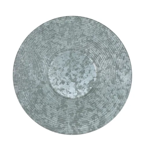 Dekoteller Zinkteller Ø35cm Antik-Finish für Dekorationen