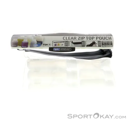 Sea to Summit TPU Clear Ziptop Pouch Beutel für Flüssigkeiten - TSA-genehmigter 960ml Beutel für Flüssigkeiten, ideal für Reisen. Praktisch, durchsichtige Aufbewahrung, um das Umpacken am Flughafen zu vermeiden.
