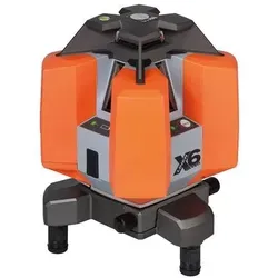 Nedo Multilinien-Laser X-Liner 6 green - Selbstnivellierend - Messgerät für präzises Nivellieren und Fluchten, ideal für Innenausbau und Baustellen. Mit gut sichtbaren grünen Laserlinien und robuster Bauweise, IP54 geschützt.