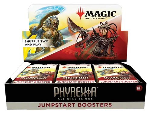 MTG Magic - Phyrexia: All Will Be One Jumpstart Booster Display - TCG OVP Displays, enthält spannende Booster für ein einzigartiges Spielerlebnis in der Magic: The Gathering Welt.