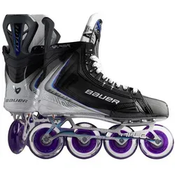 Bauer Vapor FLYLITE Intermediate Rollhockey Inline Schlittschuhe (Fit 2 Schuhweite, 6 = EU 40,5) - Erleben Sie mit den BAUER VAPOR FLYLITE Inlineskates die Elite-Performance für fortgeschrittene Spieler. Leicht, stabil und mit hervorragender Kraftübertragung für maximales Skating-Vergnügen!