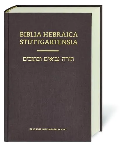 Biblia Hebraica Stuttgartensia Handausgabe - Religionsgeschichte, hochwertige Handausgabe der Biblia Hebraica Stuttgartensia für tiefere Einblicke in die biblischen Texte.