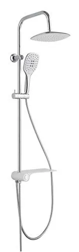 Schütte AQUASTAR Duschsystem mit Ablage - Badewannen- & Duschsysteme mit eleganter Ablage und höhenverstellbarer Wandhalterung für ein komfortables Duscherlebnis.