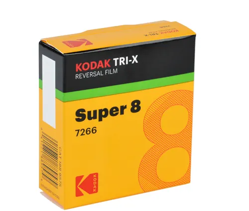 KODAK TRI-X 8mm Umkehrfilm für Super 8 Kameras - Fotofilme für lebendige und kontrastreiche Bilder, ideal für kreative Filmemacher und nostalgische Aufnahmen.