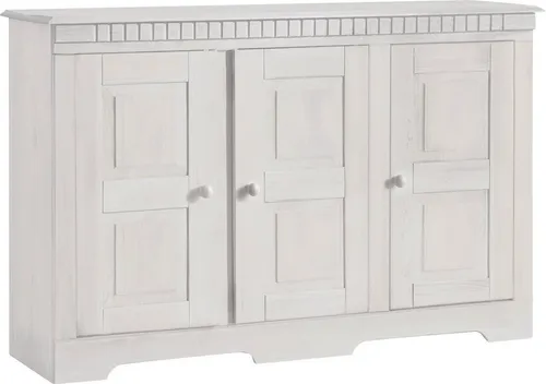Sideboard OTTO HOME "Lisa" in Weiß, 122 cm Breite - Elegantes Sideboard von OTTO HOME mit 3 Einlegeböden und 6 geschlossenen Fächern. Ideal zur individuellen Gestaltung deines Wohnraums – pflegeleicht und vielseitig einsetzbar.