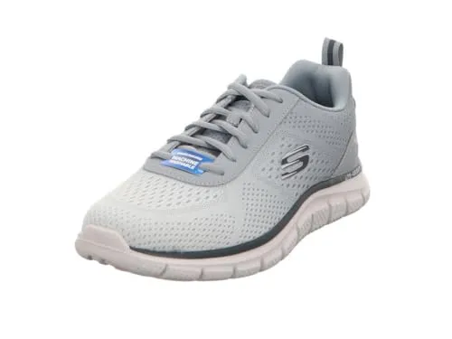 Skechers Herren Training Shoes - Hellgraues Mesh-Synthetikmaterial, 43 EU - Herren-Outdoor-Fitnessschuhe mit atmungsaktivem Mesh-Obermaterial für optimalen Komfort und Unterstützung beim Training.