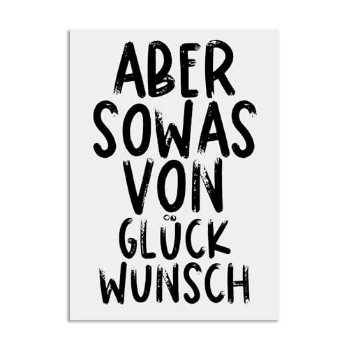 Nastami Geburtstagskarte lustige Karte Geburtstag Geschenk Freunde (Sowas von Glückwunsch)