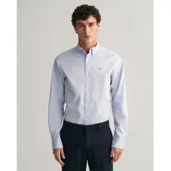 Gant Herren Pinpoint Regular Fit Oxford Hemd blau (XL) - Herren-Freizeithemden aus besserer Baumwolle mit normaler Passform, Button-Down-Kragen und gesticktem GANT-Logo für einen perfekten Smart-Casual-Stil.