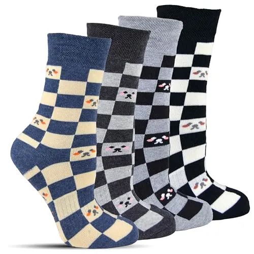 Frostfighter Damen Thermosocken ohne Gummi (6x Paar) warme Wintersocken dicke weiche Strümpfe Vollfrottee Innenfutter Diabetiker (DE/NL/SE/PL, Numerisch, 39, 42, Regular, Regular)