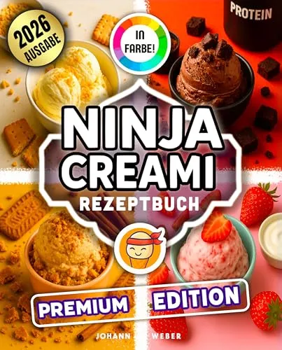 Das Ninja Creami Rezeptbuch: Über 200 unwiderstehliche Eisrezepte - Entdecken Sie über 200 kreative Eisrezepte in diesem farbenfrohen Buch. Ideal für alle, die gerne selbstgemachtes Eis genießen möchten. Perfekt für jede Gelegenheit! Erleben Sie kreative Genussmomente mit Ihrem Ninja Creami!  
Kategorie: Bücher