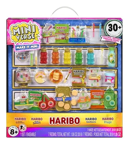 MGA's Miniverse - Make It Mini Haribo Multipack - Bastelset für kreative Schulkinder ab 8 Jahren, ideal zum Gestalten von Mini-Haribo-Figuren und fördert die Feinmotorik.