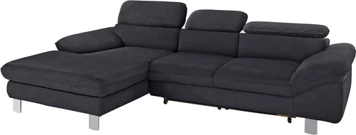 COTTA Ecksofa Driver L-Form, mit Kopfteilverstellung, wahlweise mit Bettfunktion & Bettkasten
