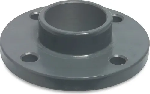 Mega Klebeflansch PVC-U DN40 x 50 mm DIN Flansch x Klebemuffe 10 bar, grau