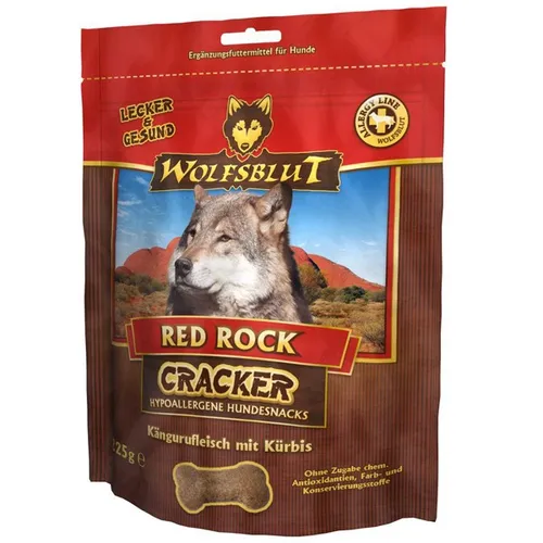 Hundesnack Wolfsblut Cracker Red Rock Kängurufleisch mit Kürbis 225g