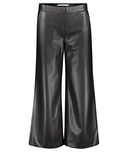 Raffaello Rossi Palina 6/8 Schlupfhose aus Nappa-Leder in Schwarz, Größe 42 - Elegante 6/8 Culotte aus weichem Nappa-Leder, ideal für stilvolle Outfits. Hoher Tragekomfort dank elastischem Materialmix für eine perfekte Passform.