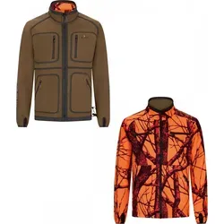 il Lago Prestige Wendejacke Asko Herren - Oliv/Orange Camouflage, Größe S - Die il Lago Prestige Wendejacke Asko für Herren bietet zwei stylishe Looks in einem! Ideal für City-Abenteuer oder Outdoor-Action, mit praktischen Taschen und optimalem Tragekomfort. Robustes Material für maximale Langlebigkeit.