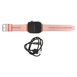 INF Smartwatch Rosa - EKG, Herzfrequenz, Blutdruck und Schlaftracking - Vielseitige Aktivitätsmonitor mit EKG-Funktion und präzisem Schrittzähler. Lange Akkulaufzeit von bis zu 2 Wochen, ideal für einen aktiven Lebensstil. Wasserdicht und ausgestattet mit einem klaren AMOLED-Touchscreen.