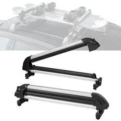 VEVOR Ski- und Snowboard-Dachträger 80cm - Universeller Gepäckträger für Autodächer, ideal für den Transport von Skiern und Snowboards, robust und leicht zu montieren.