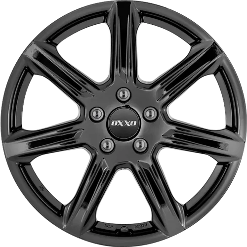 OXXO WHEELS FEROX BLACK-5 16 Zoll Felge - Aluminiumfelge mit 5 Löchern und elegantem FEROX BLACK-5 Design, ideal für sportliche Fahrzeuge und optimale Fahrperformance.