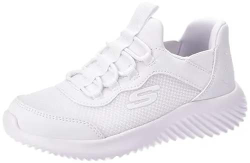 Skechers Hands Free Slip-ins® Bounder - Brisk-Burst in Weiß, Größe 36 - Entspannt in den Tag starten mit Skechers Hands Free Slip-ins®! Der bequeme Slip-On-Stil mit Heel Pillow® sorgt für sicheren Halt und hohen Tragekomfort – ideal für jeden Tag.