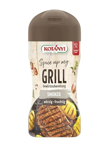 KOTÁNYI Grill Smoked Grillgewürz 80g - BBQ-Gewürzmischung & Grillgewürz für Grill - Marinade für jede Fleischsorte - Gewürzmischung zum Grillen - [Jetzt für die nächste Grillfeier bestellen!]
