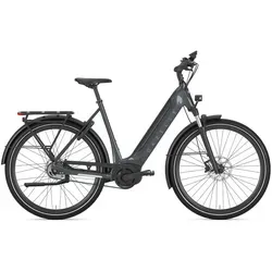 Gazelle Ultimate C5 HMB 625 Wh Damen E-Bike - grau, 28" - 61 cm - E-Bike für Damen mit leistungsstarkem 625 Wh Akku, ideal für lange Strecken und komfortables Fahren.