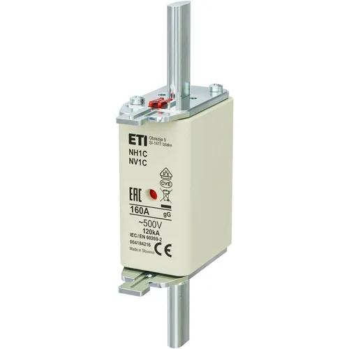 ETI Sicherung NH1 AC 160A / 500V Gr.1 VPE 3 Stück