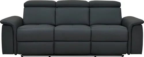 Places of Style 3-Sitzer Pareli 229cm mit Relaxfunktion - Einzelsofa mit manuell und elektrisch verstellbarer Relaxfunktion, USB-Anschluss und LED-Beleuchtung für höchsten Komfort in modernem Design.