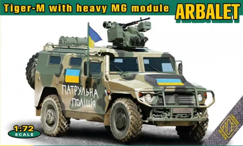 Tiger-M with heavy MG module ARBALET / 1:72 - ACE 72188