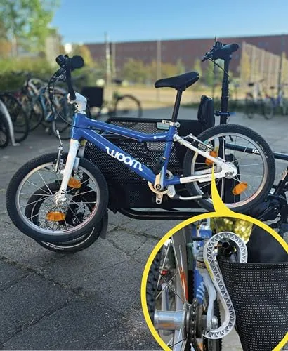 Frank Bike Holder S | Kinderfahrrad-Halterung für Lastenrad - Fahrradträger für Laufräder und Kinderfahrräder, ideal für Babboe, Bakfiets und Muli Cargobikes – sorgt für Ordnung und Sicherheit beim Transport.