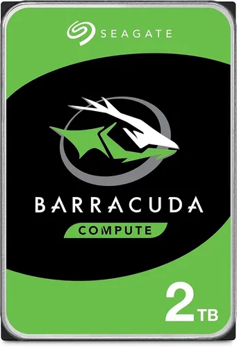 Seagate BarraCuda ST2000DM008 2TB Interne Festplatte - Interne 2TB Festplatte mit 7200 RPM für hohe Leistung und schnelle Datenübertragung. Ideal für PC-Nutzer, die viel Speicherplatz benötigen. Kompatibel mit SATA I, II und III.
