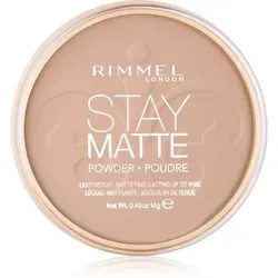 Rimmel Stay Matte Puder Farbton 005 Silky Beige 14 g