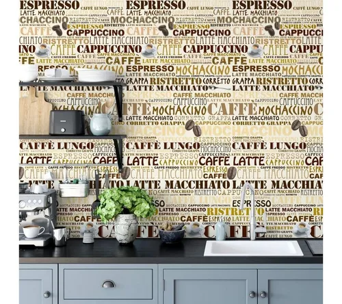 K&L Wall Art Fototapete Große Fototapete Cafe Esszimmer Kaffee Papiertapete Cafeteria Tapete, Wohnzimmer Wandbild modern