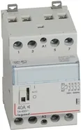 Legrand Installationsschütz 412562 - 4-poliger Installationsschütz mit brummfreier Spule, ideal zum Schalten von Lampengruppen und Motoren, kompakte Bauweise für einfachen Reiheneinbau.