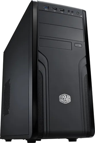 Cooler Master CM Force 500 - ATX Tower Gehäuse - PC-Gehäuse mit optimaler Luftzirkulation und stylischem Schwarz-Design, ideal für leistungsstarke Builds.