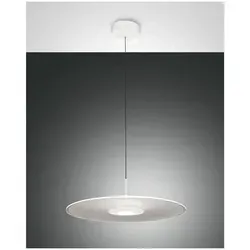 Fabas Luce Anemone Pendelleuchte LED 1X18W - Lampen - Stylische Pendelleuchte mit hochwertigem Acrylschirm, 5 Jahre Garantie auf LEDs und dimmbar für individuelle Lichtgestaltung.