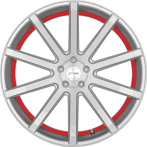 Corspeed Deville Alufelge 9x20 ET35 grau - Stilvolle Corspeed Deville Alufelge in gunmetal mit weißem Undercut, ideal für einen sportlichen Look und optimale Passform für Ihr Fahrzeug.