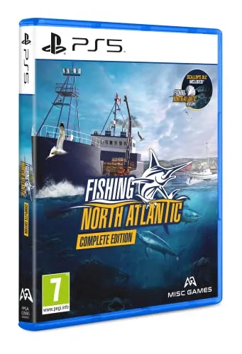 Fishing: North Atlantic Complete Edition - Sony PlayStation 5 - Simulator für PS5, erlebe das ultimative Angelerlebnis in der Nordatlantik-Umgebung mit realistischer Grafik und fesselndem Gameplay.