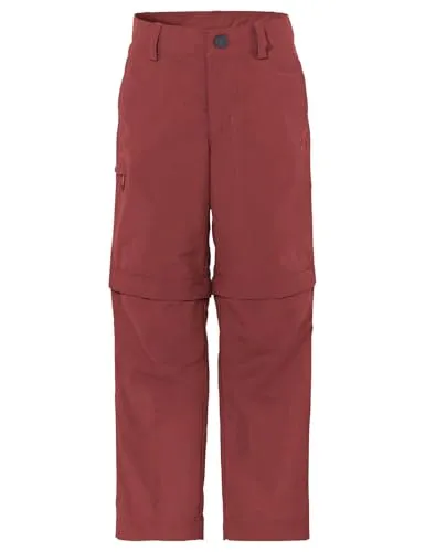 Vaude Kinder Detective Antimos Zo Hose (Größe 110, rot) - Jeans & Freizeithosen mit pflanzlichem Mückenschutz, ideal für abenteuerlustige Kids im Freien