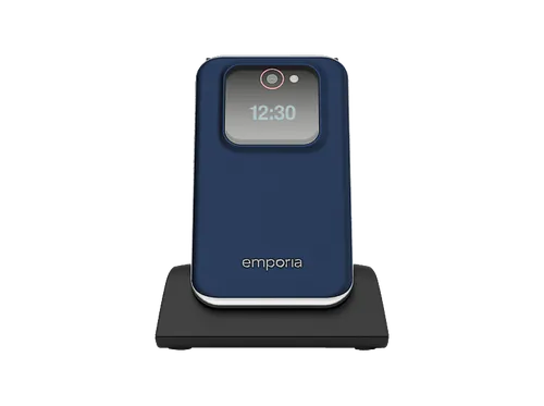 EMPORIA JOY 4G Seniorenhandy, Blaubeere - Seniorenhandy mit 4G LTE, große Tasten und übersichtliches Display für einfache Bedienung und optimale Kommunikation.