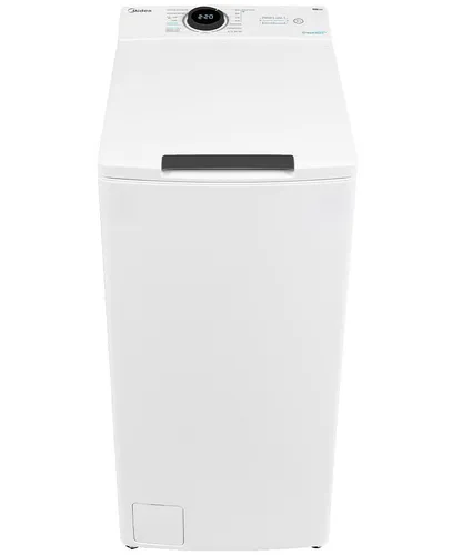 Midea MF100T70B-12A Toplader Waschmaschine - 7 kg, Inverter Motor, AquaStop und XL Türöffnung für einfaches Beladen und Pflege