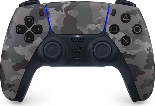 Sony DualSense Wireless-Controller - Camouflage Grey für PS5 - Gaming Controller mit haptischem Feedback und adaptiven Triggern für ein immersives Spielerlebnis in einem stylischen Camouflage-Design.