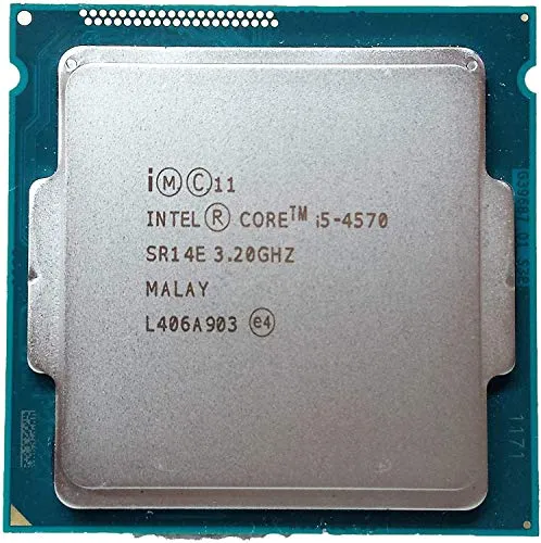 Intel Core i5-4570 SR14E 3.2GHz Prozessor - Leistungsstarker 4-Kern Prozessor mit 3,2 GHz Taktfrequenz, ideal für anspruchsvolle Anwendungen und Spiele. Kompatibel mit LGA 1150 Sockel für einfache Integration.