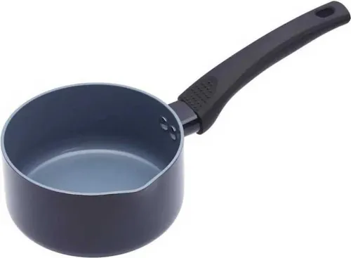 masterclass Bollilatte in Ceramica Antiaderente, a Induzione Ecologica, 14 cm (5.5"), Aluminio, Nero