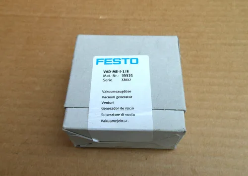 FESTO Vakuumsaugdüse VAD-ME-I-1/8, 35531 - NEU und OVP versiegelt - Sonstige, hochwertige Vakuumsaugdüse für präzise Anwendungen in der Automatisierungstechnik