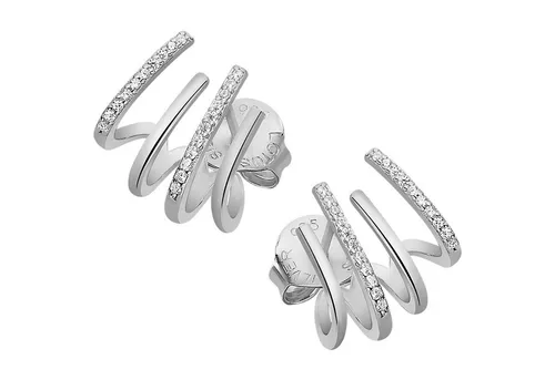 LOTUS Silver Zirkoniastein Ohrringe aus 925 Silber - Elegante Ohrstecker aus 925 Sterling Silber mit funkelndem Zirkonia. Perfekt für besondere Anlässe wie Geburtstage oder Hochzeiten.