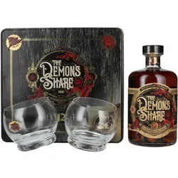 Demons Share 12 Jahre Rum - Premium Genuss aus Panama - Premium Rum aus Panama, 12 Jahre gereift in frisch ausgebrannten Fässern. Vielschichtiger Geschmack mit tropischen Früchten, Kakao und einem eleganten Abgang.