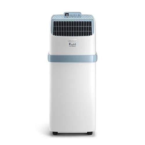 De'Longhi Pinguino Compact ES72 YOUNG - Mobiles Klimagerät 8.300 BTU - Mobile Klimaanlage für Räume bis 60m³, extrem leise und umweltfreundlich mit Kältemittel R290, ideal für kleine Räume.