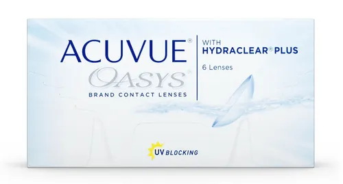 Johnson & Johnson Acuvue Oasys 2-Wochen-Linsen -3.25 dpt - Wochenlinsen mit HYDRACLEAR PLUS-Technologie für ermüdungsfreies Tragen und UV-Schutz, ideal für den Alltag.